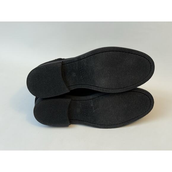 Isabel Marant Black Suede Susee Crisi Ankle Boots Flat FR 41 US 10-11 NEW $850 - Picture 7 of 7